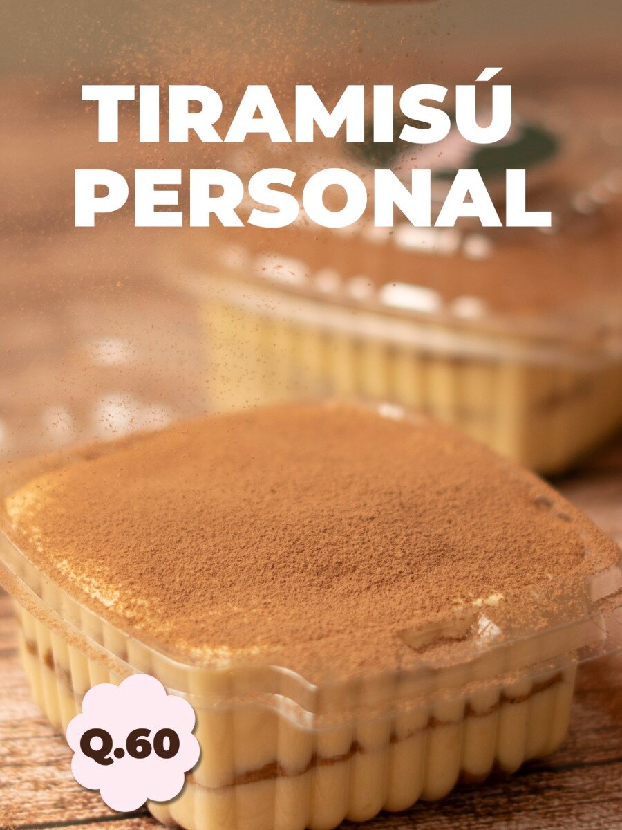 Tiramisú personal